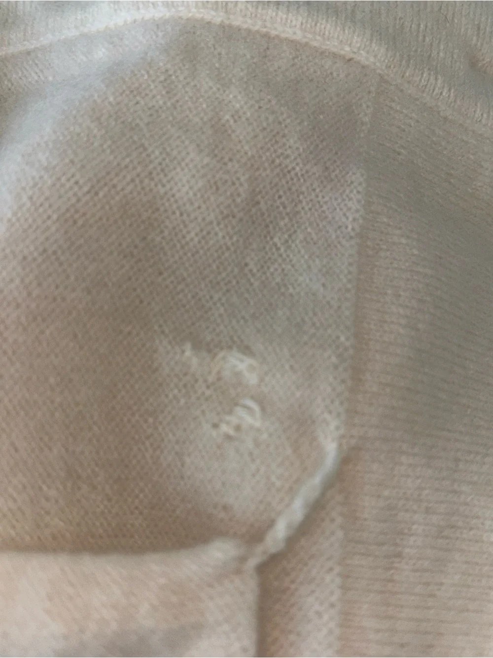 Privé Cashmere Cardigan Sweater Women M Ivory Cream 100% Wool Button Pocket
